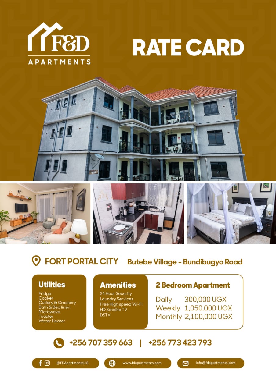 F&D Apartments Rate Card